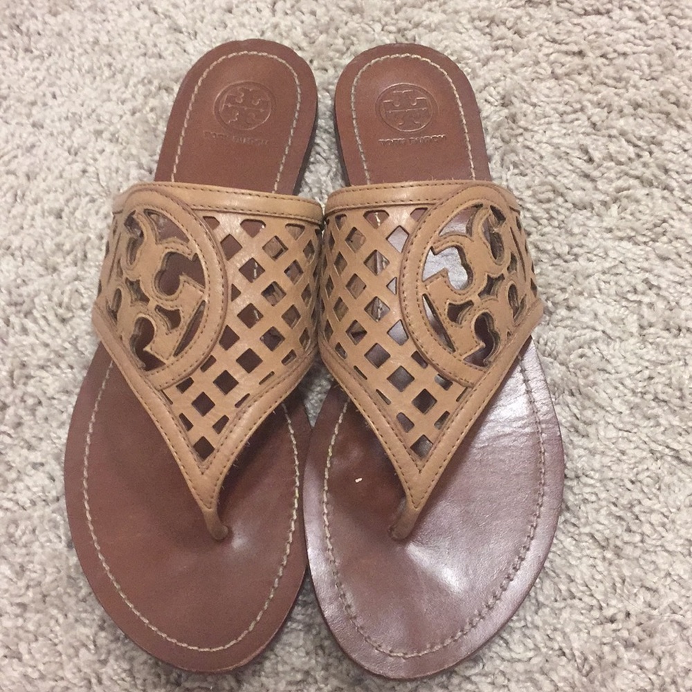 Authentic Tory Burch Leather Sandals